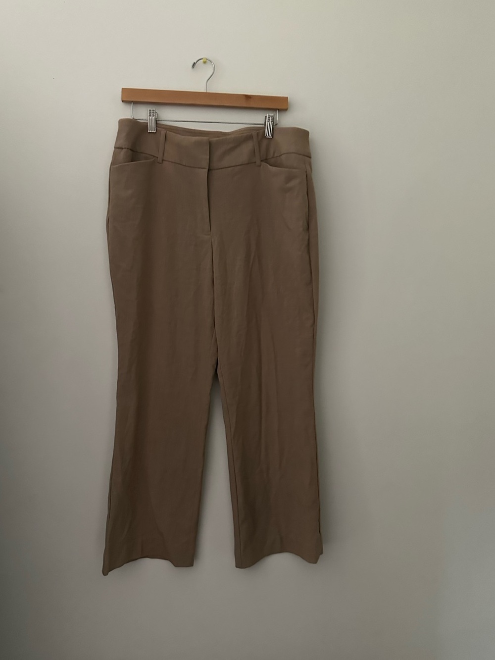 Time and Tru Straight-Leg Pants in Tan